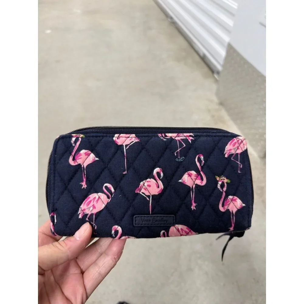 Vera Bradley Lighten Up Hipster Crossbody Bag, Flamingo Fiesta & WALLET NWTS!! - Picture 6 of 10